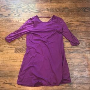 Magenta mini dress, formal, Girls size XL